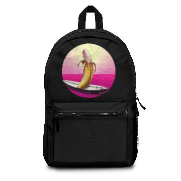 Discover Surfing banana sunset Backpacks