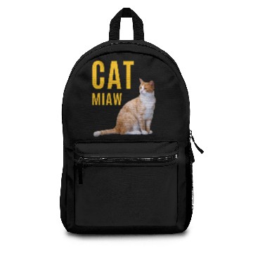 Discover Cute Cat Meow- Funny Cat lovers Backpacks