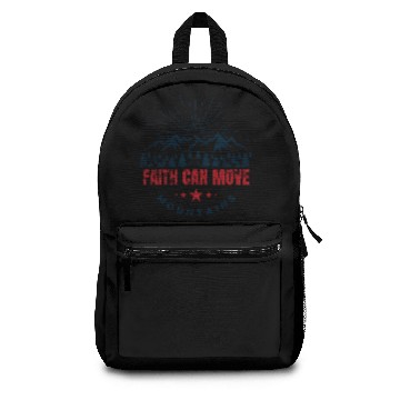 Discover Faith Can Move Mountains Backpacks