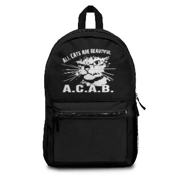 Discover A C A B ALL CATS ARE BEAUTIFUL Backpacks