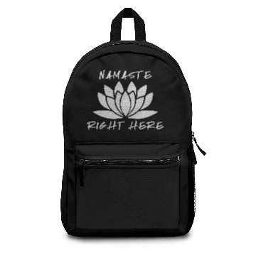 Discover Namaste Right Here Backpacks