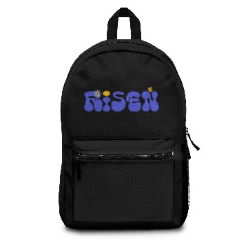Discover He Is Risen Groovy Christian Easter Backpacks