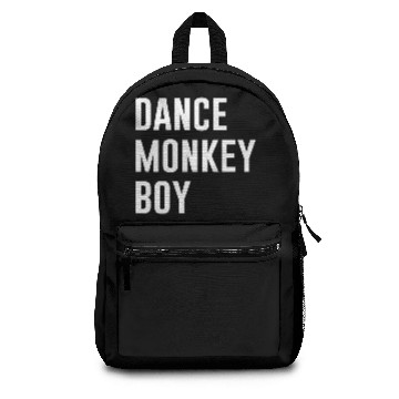 Discover Dance monkey boy Backpacks