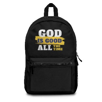 Discover God is good all the time Backpacks