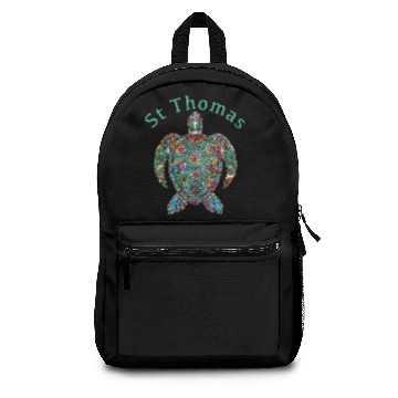 Discover St Thomas Tribal Turtle Backpacks