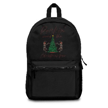 Discover Rocking Around The Christmas Tree Skeleton Dancing Backpacks
