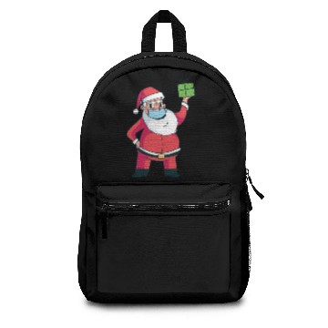 Discover Dabbing Santa Mask Backpacks