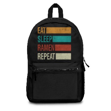 Discover Eat Sleep Ramen Repeat Backpacks