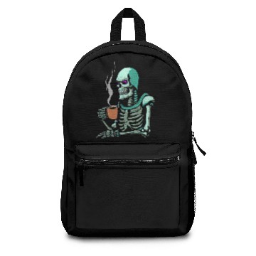 Discover Skeletor Drinking Coffee Backpacks