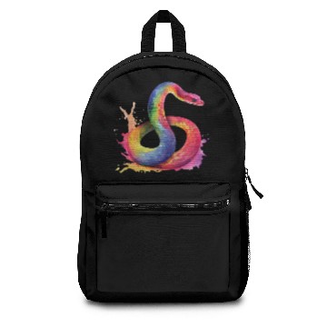 Discover Snake pride rainbow colors Backpacks