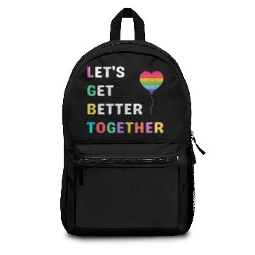 Discover Lets Get Better Together LGBTAcronym nostalgia Backpacks