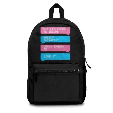 Discover Speech Therapy SLP Speech Language Pathologist Backpacks