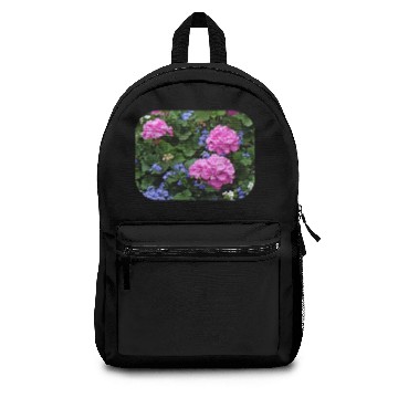 Discover Geraniums and Periwinkle Backpacks