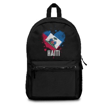 Discover Haitian Vacation Haiti Flag Backpacks