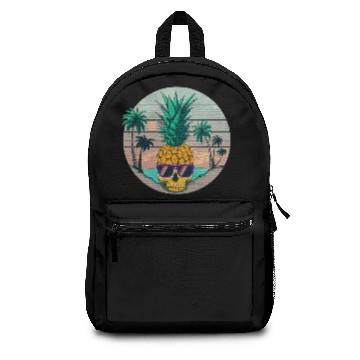 Discover Summer Pineapple Skull Backpacks