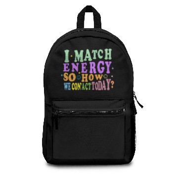 Discover I Match Energy boy Copy Copy Backpacks