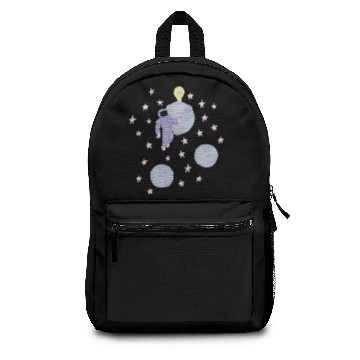Discover Lavender Astronaut In Space Backpacks