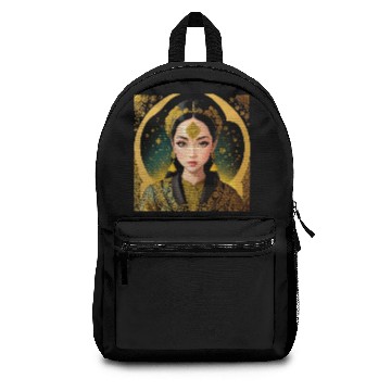 Discover Retro Java Beautiful Girl in Java Batik Backpacks