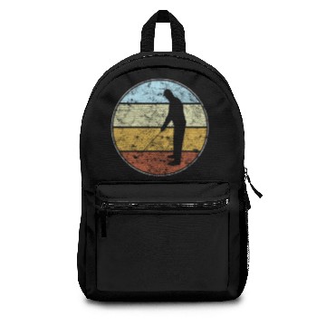 Discover golf retro Backpacks