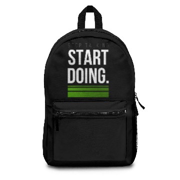 Discover Hard Work Start Design for proud motivated Workers Backpacks