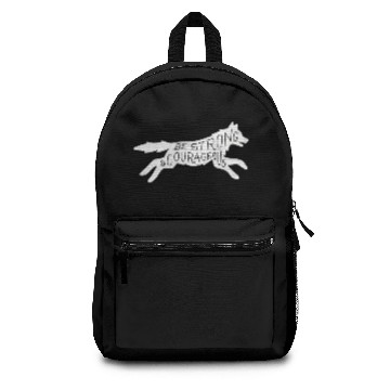 Discover Be Strong and Courageous Backpacks
