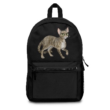Discover Cat Devon Rex Tabby Backpacks