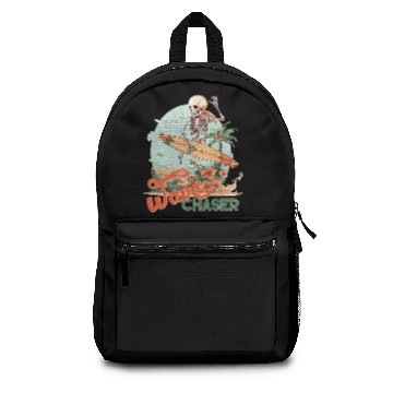 Discover Retro surfing skeleton Backpacks
