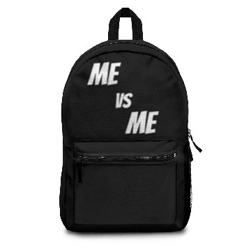 Discover Me vs Me (white) Backpacks