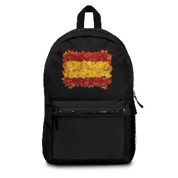 Discover Autumn in Spain: Flag and Fall Foliage Backpacks