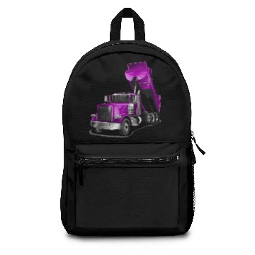 Discover Dump Truck Purple Backpacks