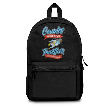Discover Diving Diver Couple Backpacks