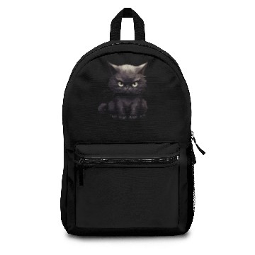 Discover Black Cat Hiss Off Funny Halloween Backpacks
