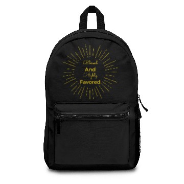 Discover Blessed and Highly Favored Gold Backpacks