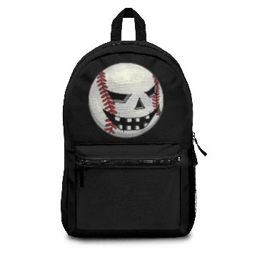 Discover Boys Halloween Jack O Lantern Baseball Player Backpacks