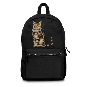 Discover Cat Smoking Backpacks