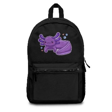 Discover Lavender Axolotl Design for Axolotl Lovers Backpacks