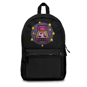 Discover Pinball Machine Arcade Retro Backpacks