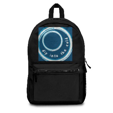 Discover Dip into the cold water rings ice blue Backpacks