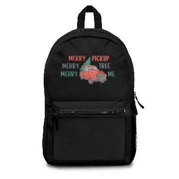 Discover Funny Skeleton Christmas Design, Pickup Truck Backpacks
