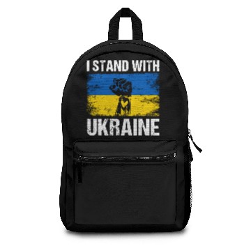 Discover Ukrainian Flag I Stand With Ukraine Backpacks