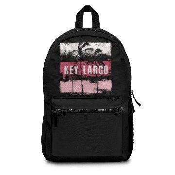 Discover Key Largo Florida Vacation Souvenir Abstract Backpacks