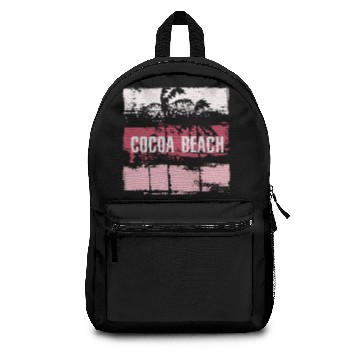 Discover Cocoa Beach Florida Vacation Souvenir Abstract Backpacks