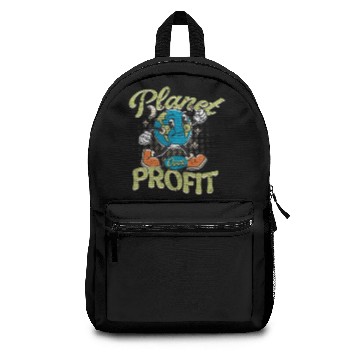 Discover Planet over Profit Climate Change & Global Warming Backpacks