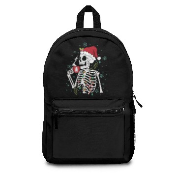 Discover christmas skeleton coffee Backpacks