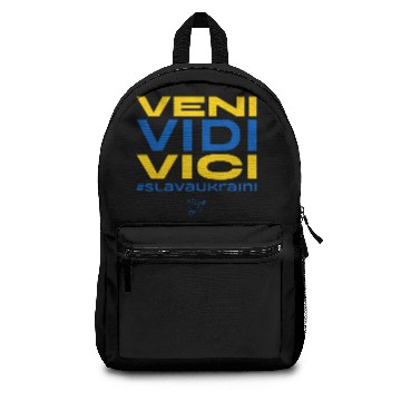 Discover Veni Vidi Vici Slava Ukraini Backpacks
