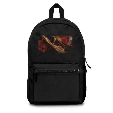 Discover Copper Black Gold Red Granite Pattern Backpacks
