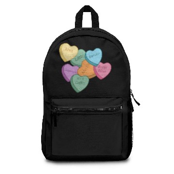 Discover coffee lover candy hearts Backpacks