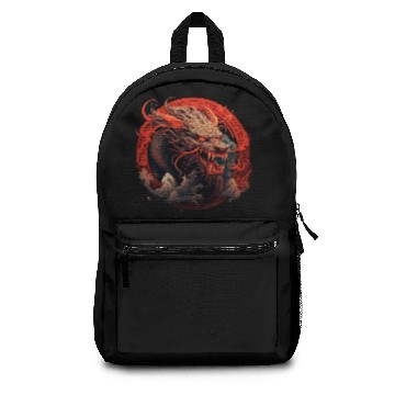 Discover Chinese Red Dragon Backpacks