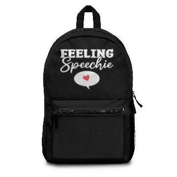 Discover Feeling Speechie Speech Pathology Speech Therapist Backpacks