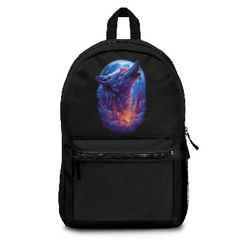 Discover Cool Wolf Howling Backpacks